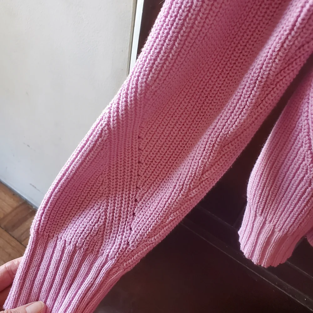 Who What Wear Pink Knit Cardigan Sweater - Picture 4 of 5